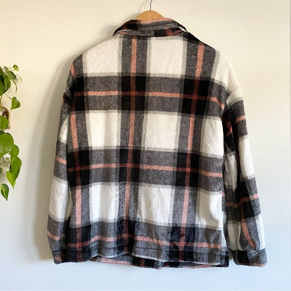 Shein Plaid Button Down Shacket - image 5